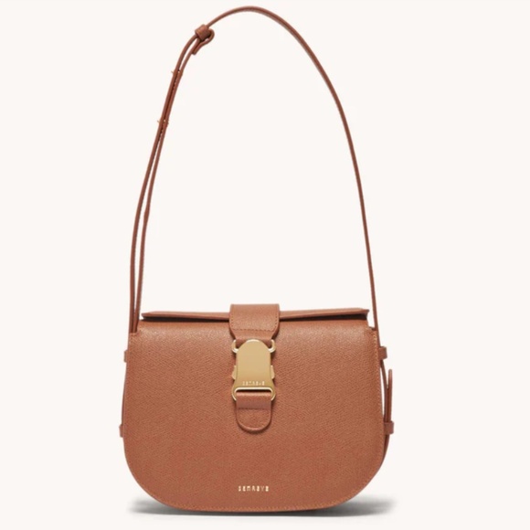 Senreve Handbags - Senreve Cadence Crossbody in Pebbled Tan
